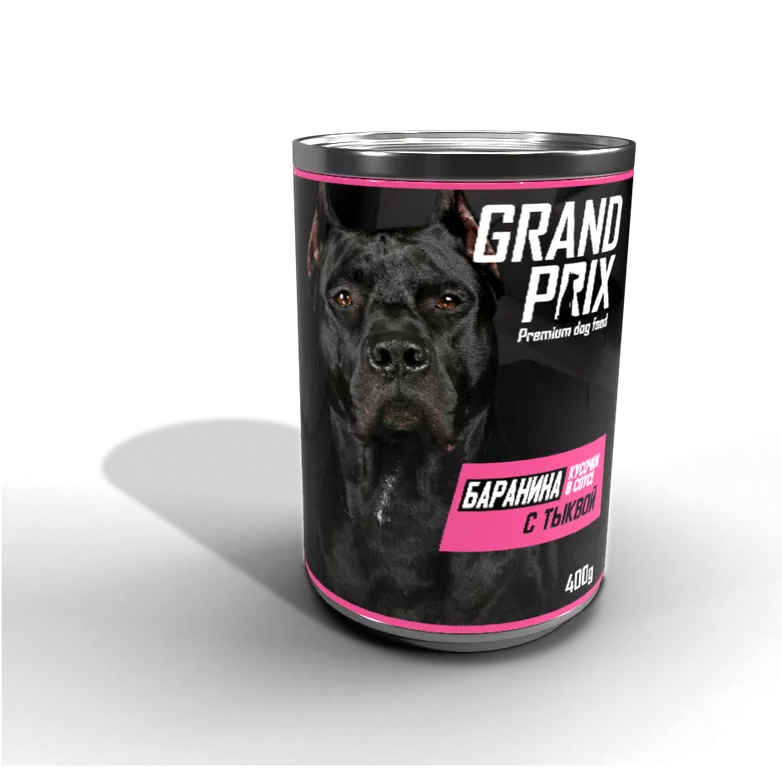 GRAND PRIX консервы баранина с тыквой для собак 400г  фото, цены, купить