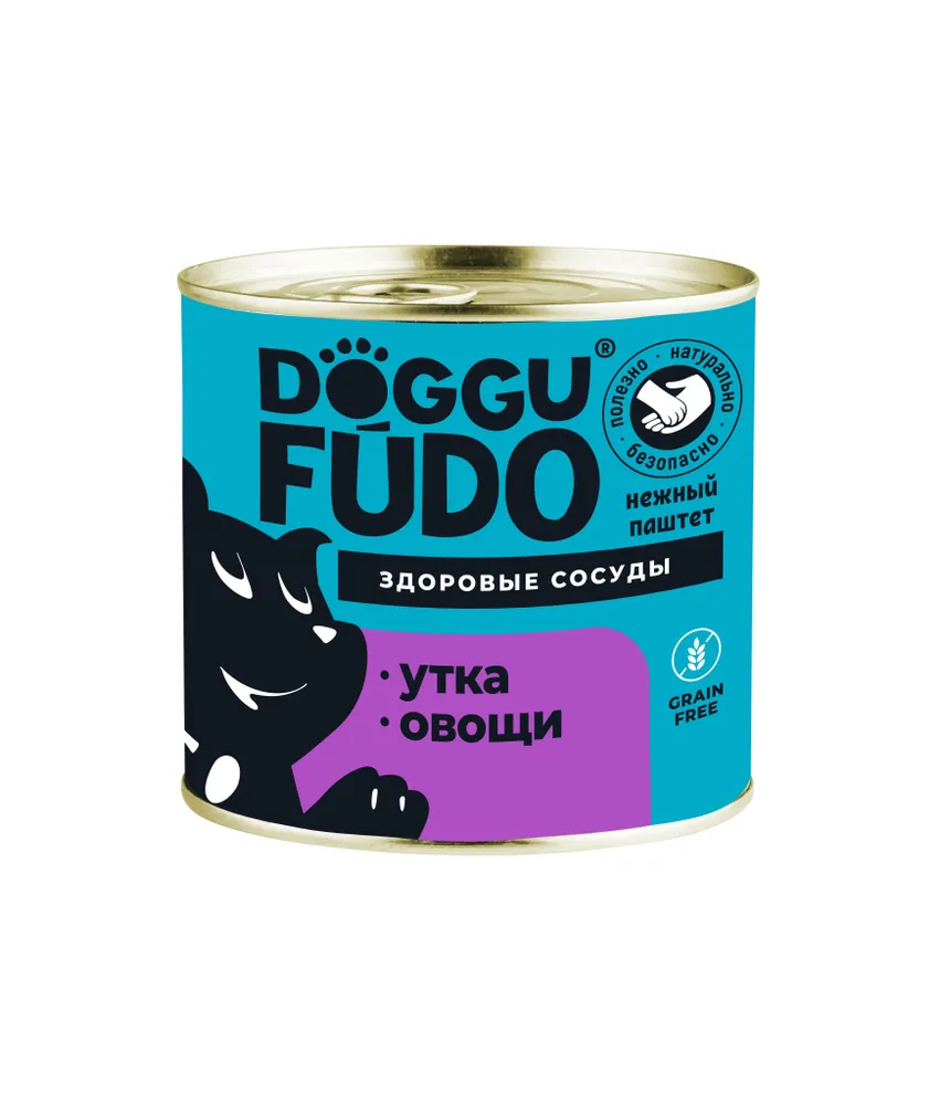 Doggufūdo консервы для собак утка с овощами паштет 240г фото, цены, купить
