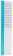 Расчёска DeLight алюмин. 19,5см с плоской синей ручкой 64зуба 29мм фото, цены, купить